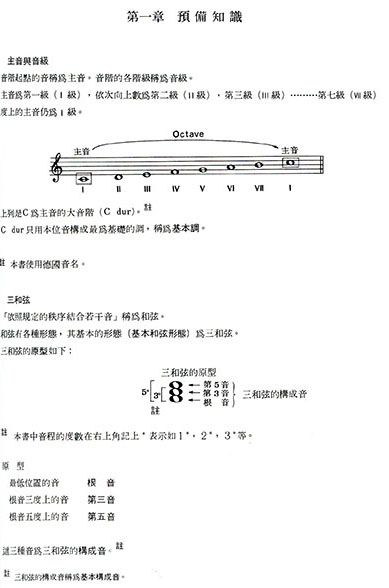 和聲理論與實習1 和聲理論與實習1