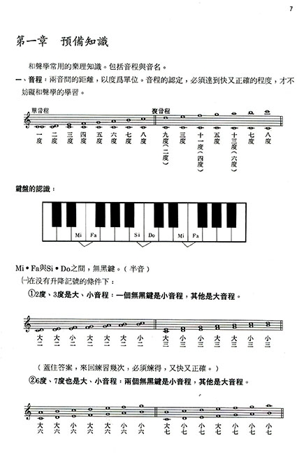 密集和聲與題庫