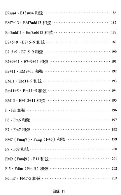 鋼琴和弦大全888