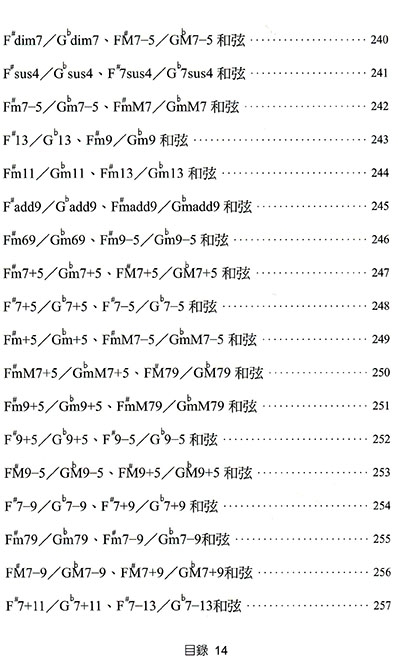 鋼琴和弦大全888