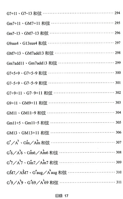 鋼琴和弦大全888