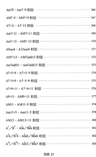 鋼琴和弦大全888