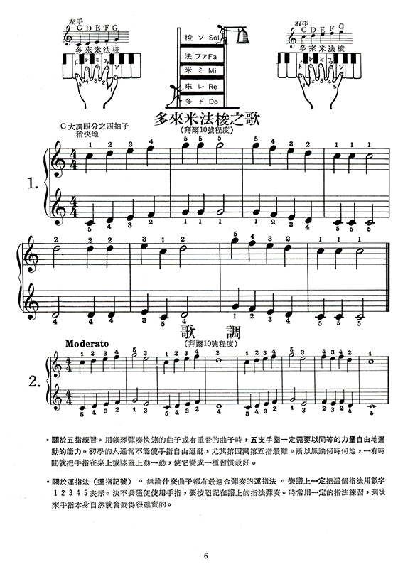 鋼琴小曲集【1】拜爾併用－－練習音樂表現的