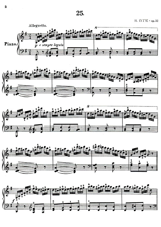 白丁尼 二十四首練習曲-作品32