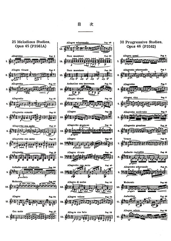海勒 三十首進階練習曲-作品46