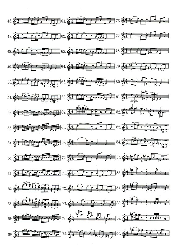 為和弦外音而設計的135變奏練習曲
