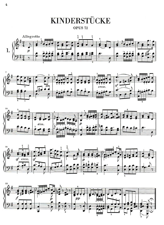 孟德爾頌【原典版】兒童曲集-作品72 孟德爾頌【原典版】兒童曲集-作品72