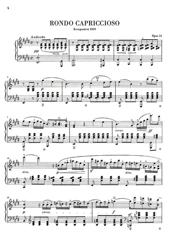 孟德爾頌【原典版】隨想輪迴曲-作品14 孟德爾頌【原典版】隨想輪迴曲-作品14