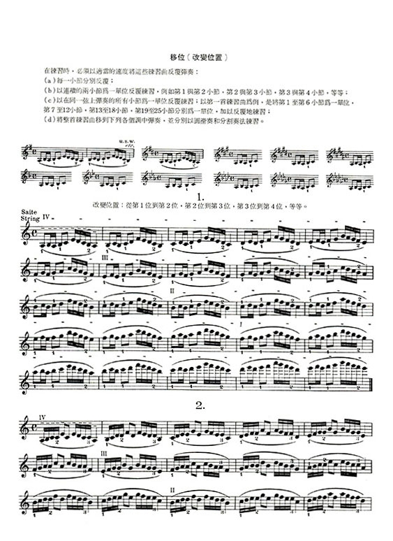 賽夫西克 移位與音階預備練習曲-作品8