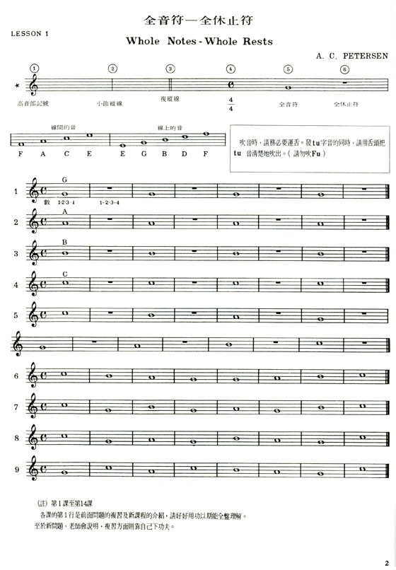 長笛初學教本 Rubank Elementary Method