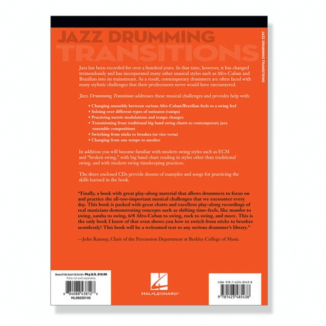 Jazz Drumming Transitions (Includes 3 CDs) Jazz Drumming Transitions (Includes 3 CDs)