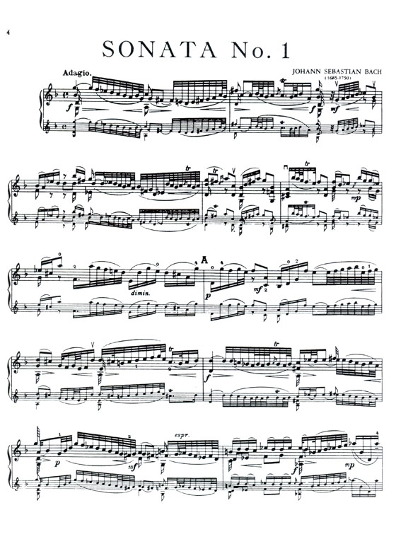 J. S. BACH【 Six Sonatas and Partitas】For Violin