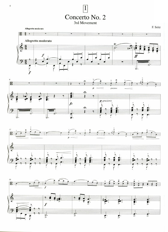 Suzuki Viola School Volume【4】Piano Accompaniments