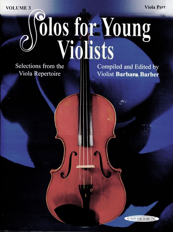 Solos for Young Violists Volume【3】Viola and Piano Part