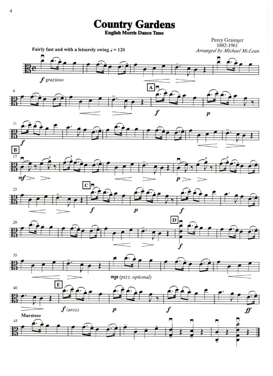 Solos for Young Violists Volume【1】Viola and Piano Part