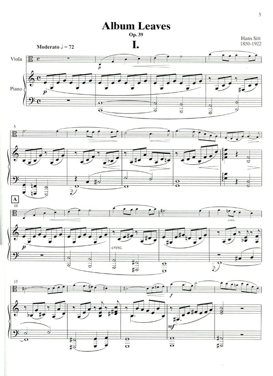 Solos for Young Violists Volume【4】Viola and Piano Part