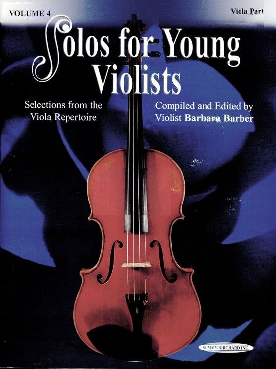 Solos for Young Violists Volume【4】Viola and Piano Part