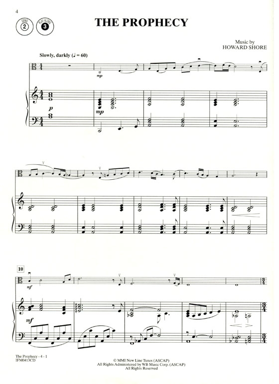 The Lord of the Rings【CD+樂譜】 Viola/Piano Accompaniment , Level 2-3 The Lord of the Rings【CD+樂譜】 Viola/Piano Accompaniment , Level 2-3