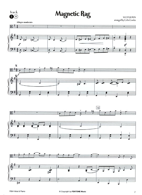 Ragtime Favourites for Viola【CD+樂譜】Position 1-4 Ragtime Favourites for Viola【CD+樂譜】Position 1-4