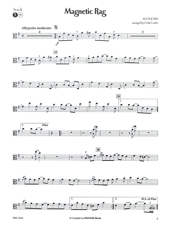 Ragtime Favourites for Viola【CD+樂譜】Position 1-4 Ragtime Favourites for Viola【CD+樂譜】Position 1-4