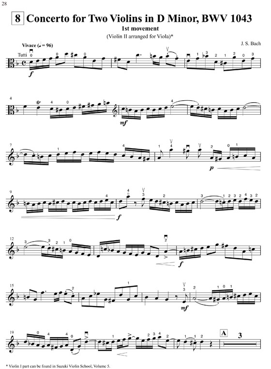 Suzuki Viola School Volume【6】Viola Part