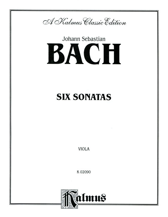 Bach【Six Sonatas】for Viola and Piano