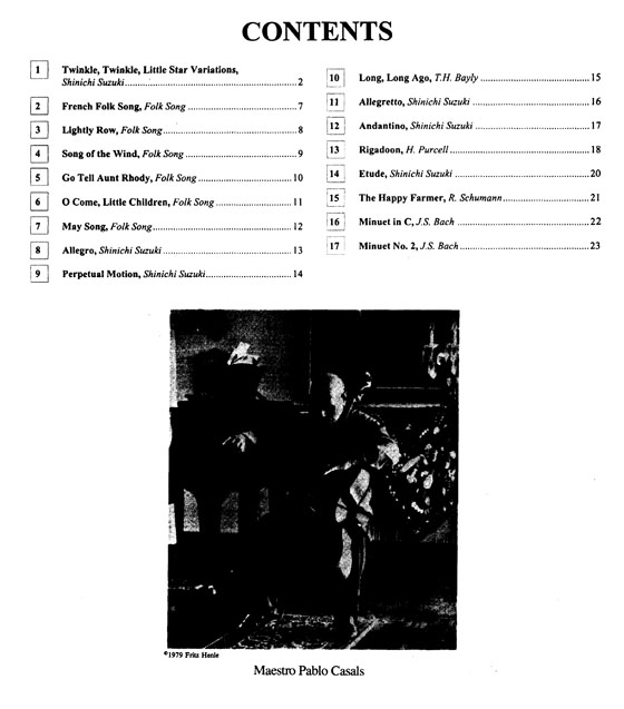 Suzuki Cello School Volume【1】Piano Accompaniments