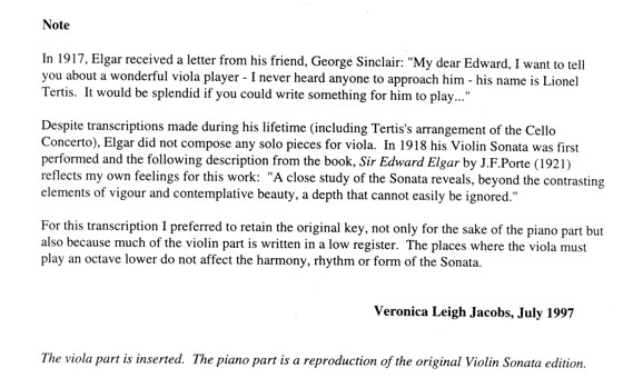 Edward Elga 【Sonata Op.82】for Viola & Piano Edward Elga 【Sonata Op.82】for Viola & Piano