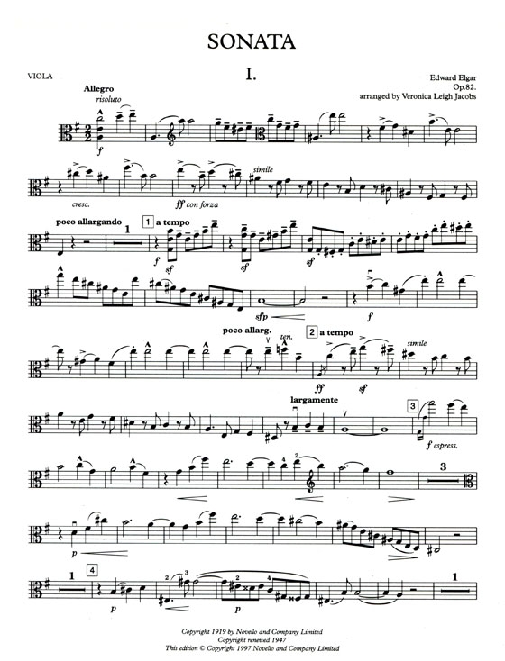Edward Elga 【Sonata Op.82】for Viola & Piano