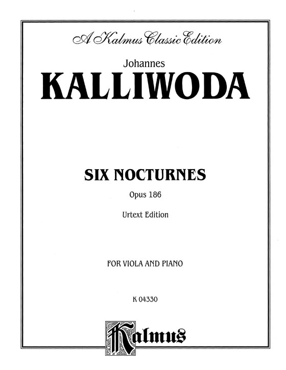 Kalliwoda【Six Nocturnes Op. 186】for Viola and Piano