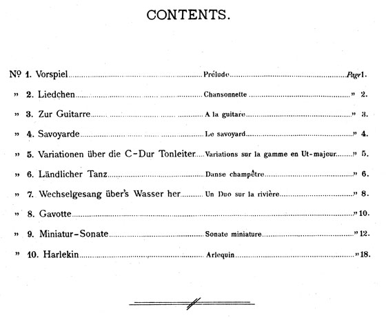 Carl Reinecke【Ten Little Pieces Opus 122A】Arranged for Viola and Piano