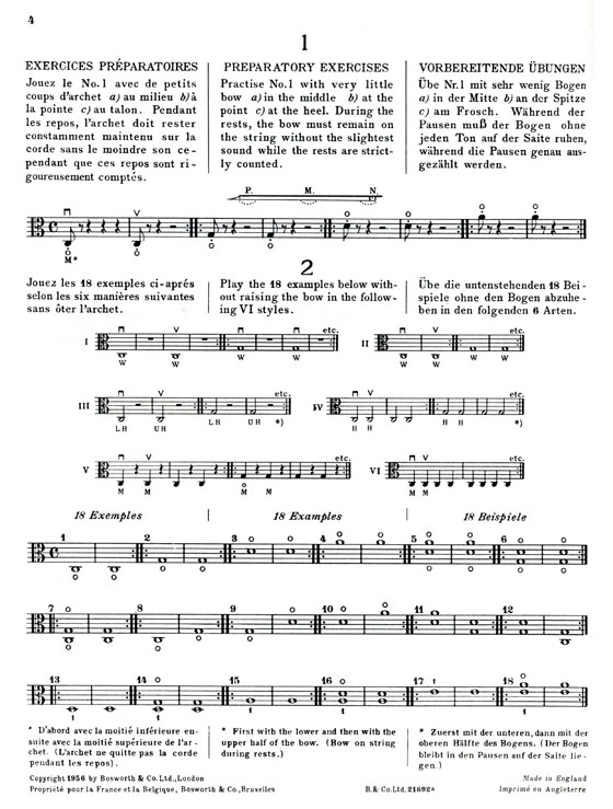 Sevcik【Op. 2 , Part 1】School of Bowing Technique for Viola
