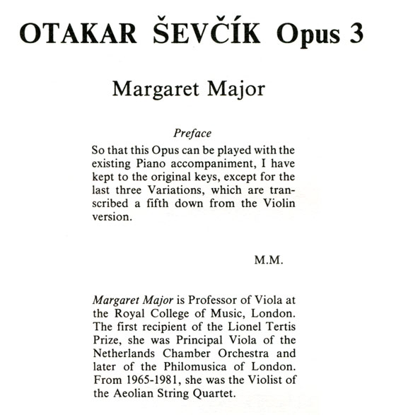 Sevcik 【Op. 3】40 Variations for Viola