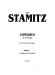 Karl Stamitz【Concerto in D Major, Op. 1】for Viola and Piano Karl Stamitz【Concerto in D Major, Op. 1】for Viola and Piano