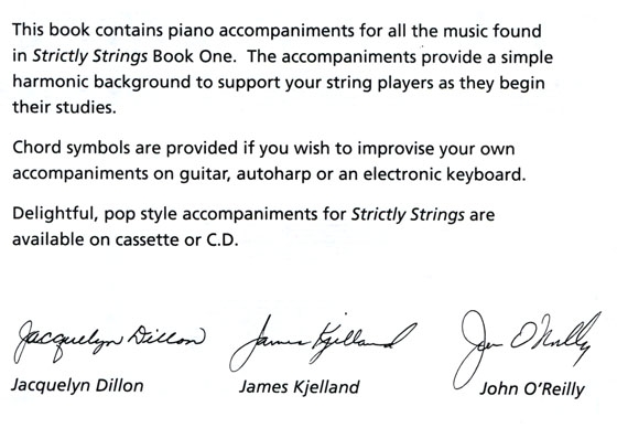 Strictly Strings Violin, Viola, Cello, Bass book 【1】Piano Accompaniment