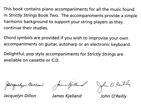 Strictly Strings Violin, Viola, Cello, Bass book 【2】Piano Accompaniment