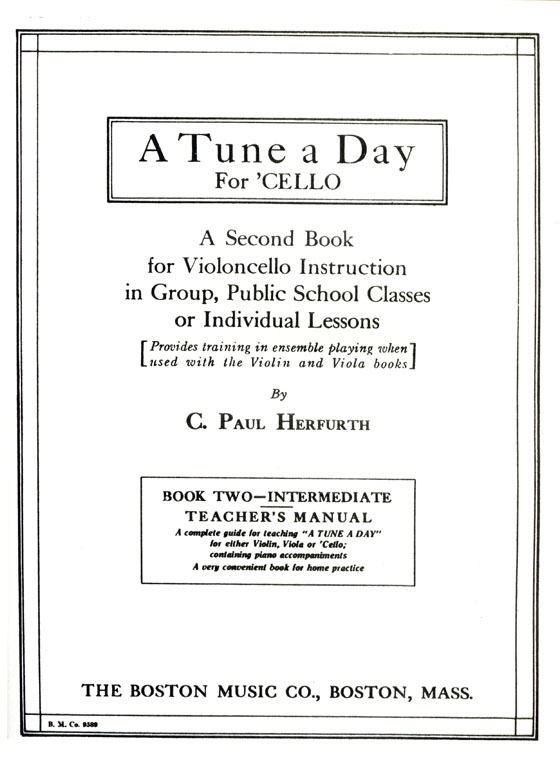 A Tune a Day for【Cello】Book Two A Tune a Day for【Cello】Book Two
