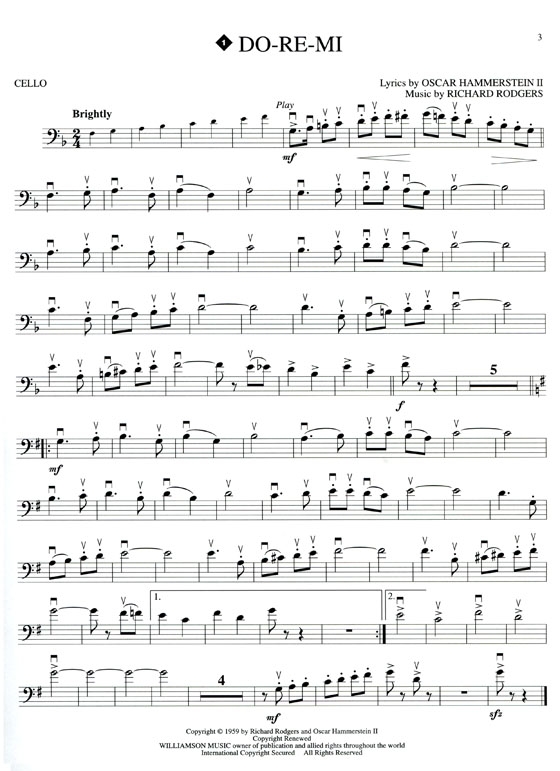 The Sound of Music【CD+樂譜】Instrumental Solos for Cello The Sound of Music【CD+樂譜】Instrumental Solos for Cello