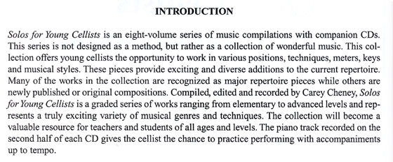 Solos for Young Cellists Volume【2】Cello Part and Piano Part