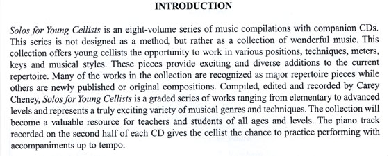 Solos for Young Cellists Volume【3】Cello Part and Piano Part