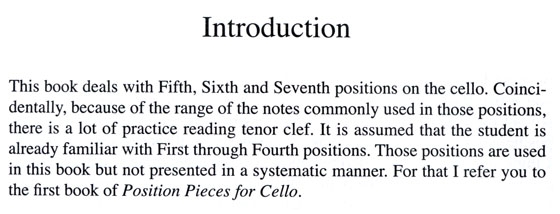 Position Pieces for Cello【Book 2】