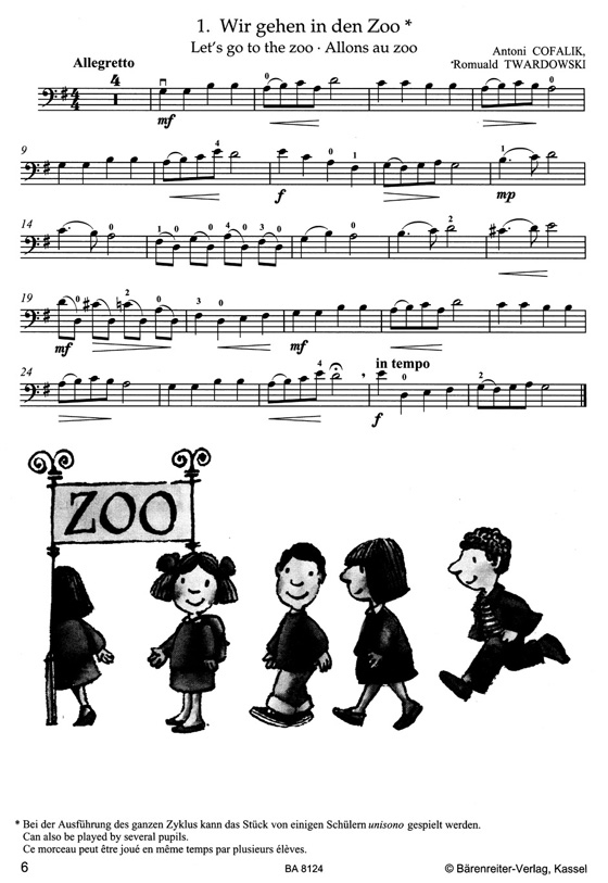 Im Zoo for Cello and Piano
