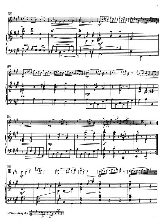 Boccherini【Three Sonatas】for Cello and Piano