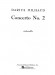 Darius Milhaud【Concerto No.2】for Cello and Orchestra Cello/Piano Reduction