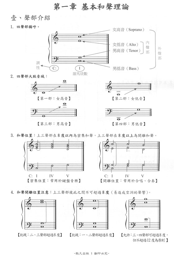 和聲之教戰手冊