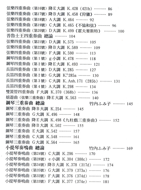 名曲解說珍藏版【14】莫札特II