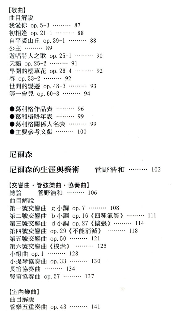 名曲解說珍藏版【18】北歐的巨匠：葛利格、尼爾森、西貝流士