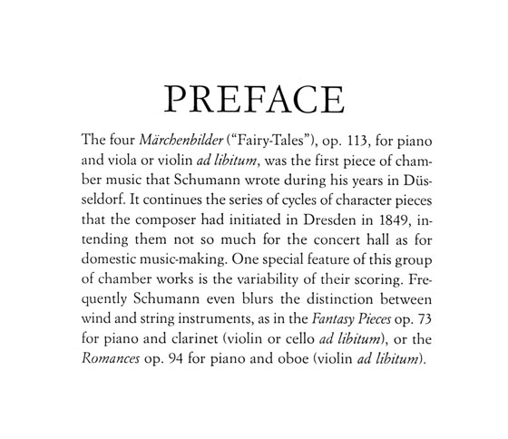 Robert Schumann【Märchenbilder Op. 113】für Violoncello und Piano