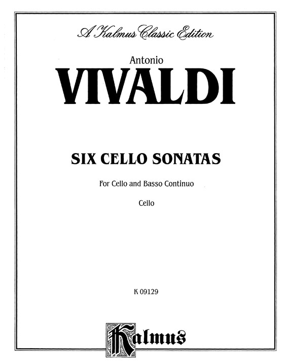 Vivaldi 【Six  Cello Sonatas】for Cello and Basso Continuo