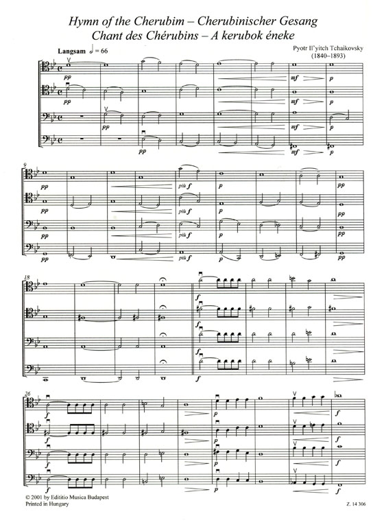 Chamber Music for Violoncellos【Volume 1】Score and parts